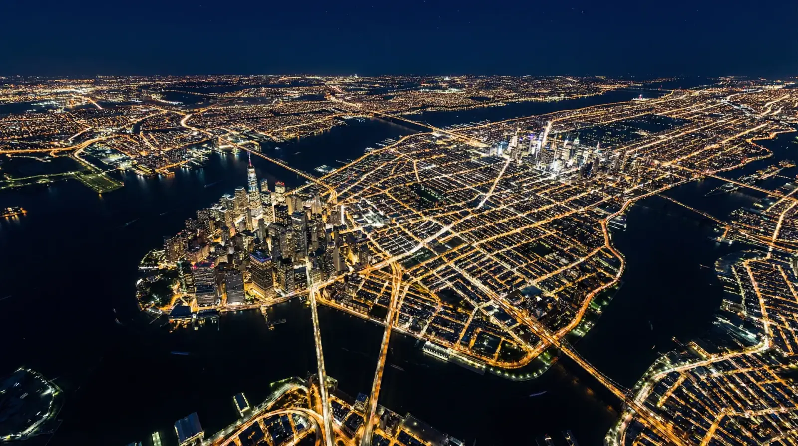 New York City at night