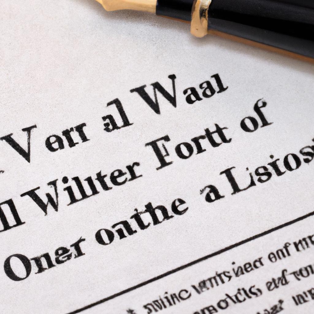 Can⁢ a Notarized Letter Be Considered a Valid Will?